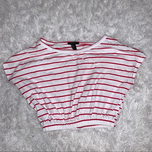 F21 French style crop top - Picture 3 of 11